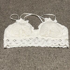 Wishlist White Lace Bralette